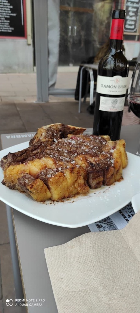 Entrecot de vaca a la parrilla - Especialidad de Casa Armando Fraga